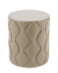 stylish stool/accent table with Moroccan inspired design