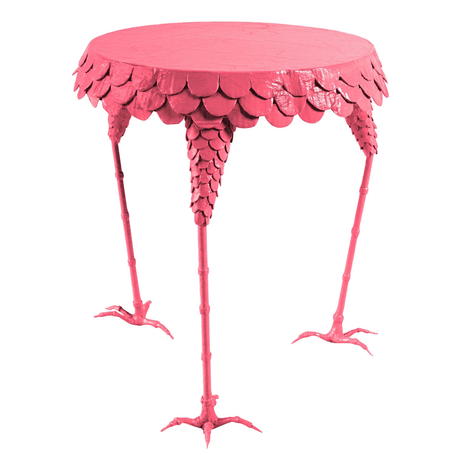 bright, happy chicken leg side table