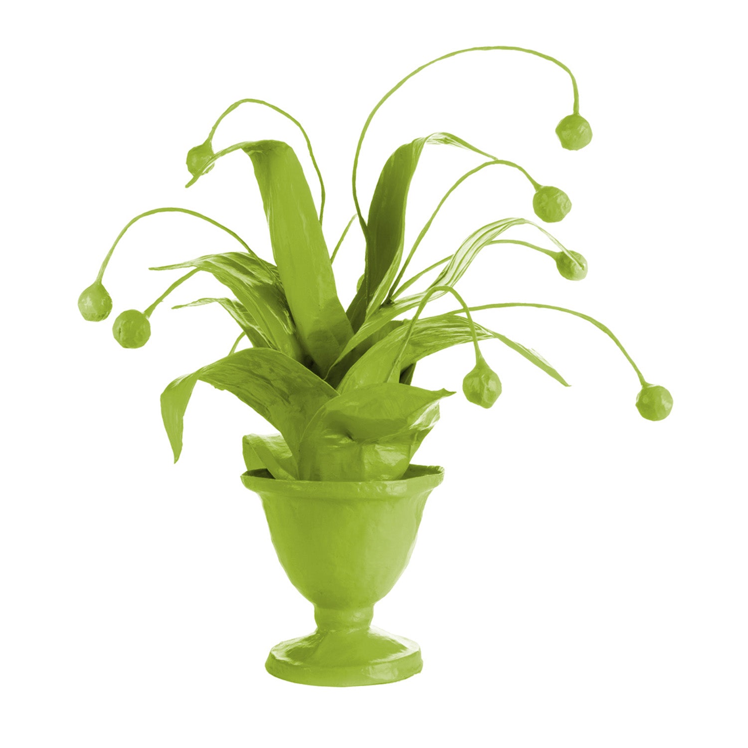 Crunchberry papier mache  houseplant  by Stray Dog Designs