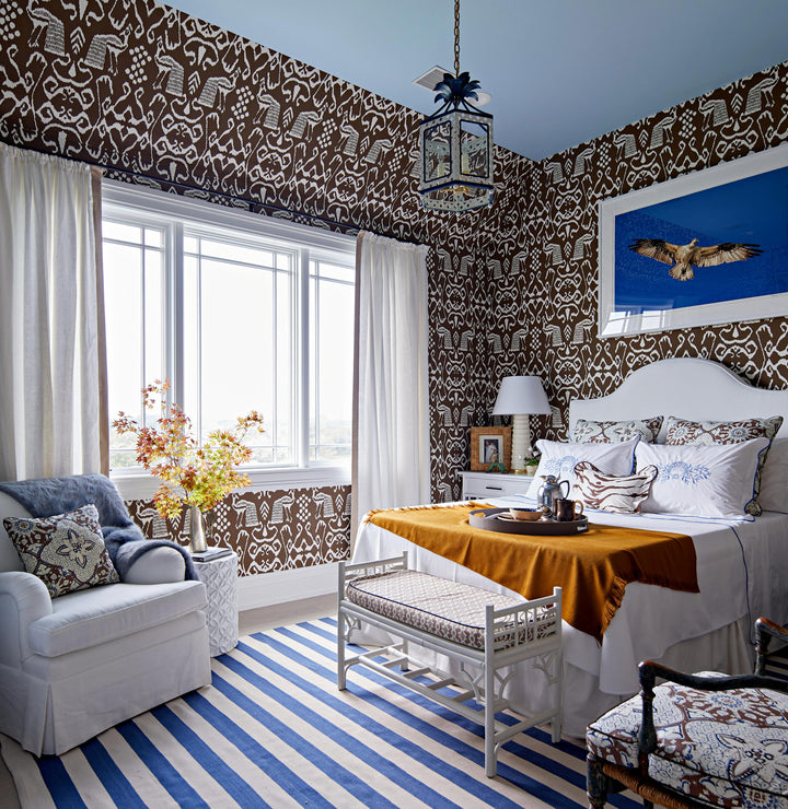 Leta Austin Foster's bedroom in the Traditional Home Hampton's Showhouse