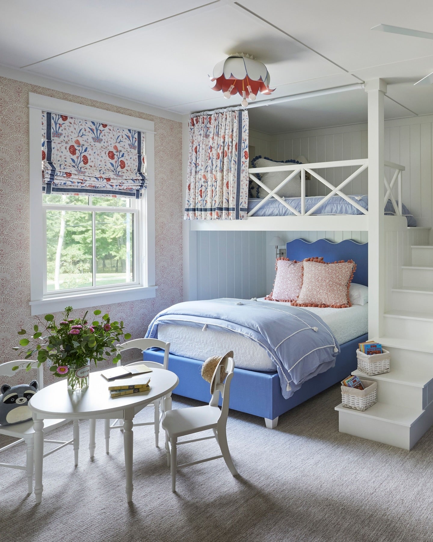 Lula Ceiling Light - colorful, fun flush mount flight or bedroom 