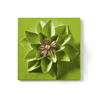 Lotus Flower Wall Tile by Stray Dog Designs