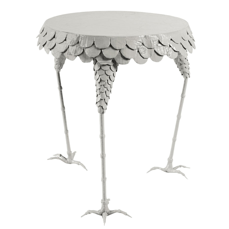 side table with chicken feet