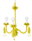 chartreuse Coralie chandelier by Stray Dog Designs