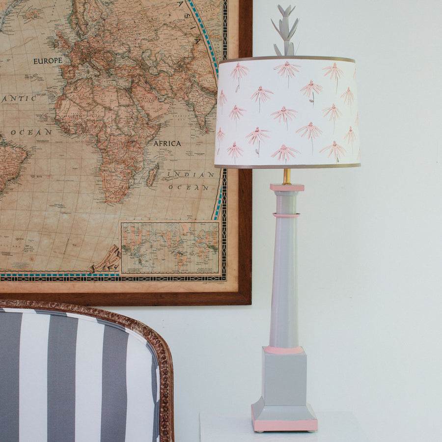 Erica table lamp by stray dog designs, tole column lamp