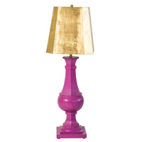 Hollywood Regency inspired tall tole table lamp, Stray Dog Designs