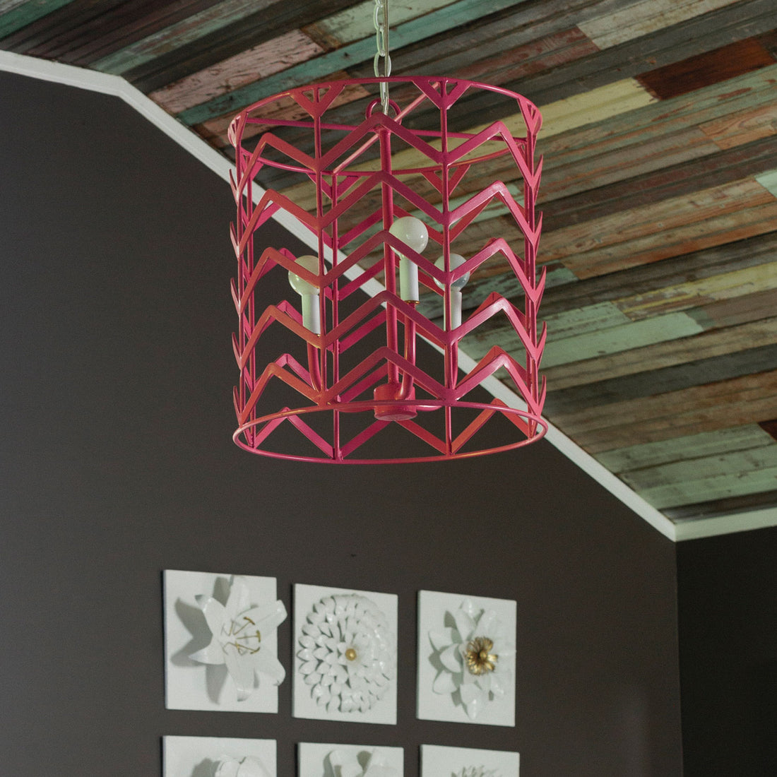 Jonathan Chevron Chandelier