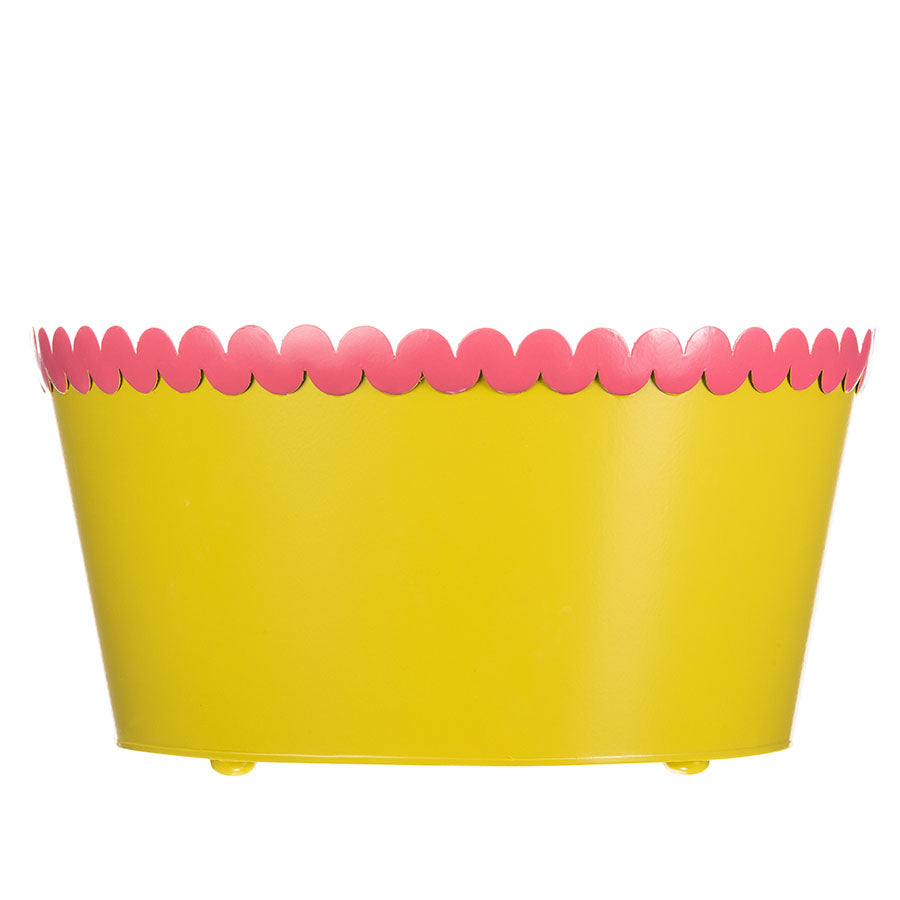 lg planter pots RicRac Tole Planter, Lg. – Stray Dog Designs