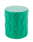 colorful  papier mache stool/accent table