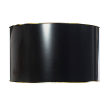 Solid Black Drum Shade