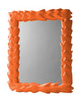 Orange Papier Mache Tropical Mirror by Stray Dog Designs