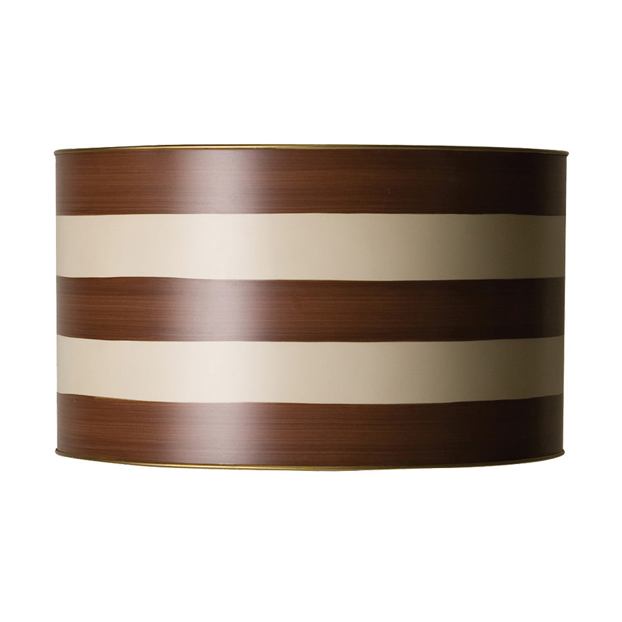 drum-shade-brown-stripes