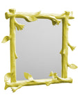 Funky Faux Bois Mirror with twiggy designs