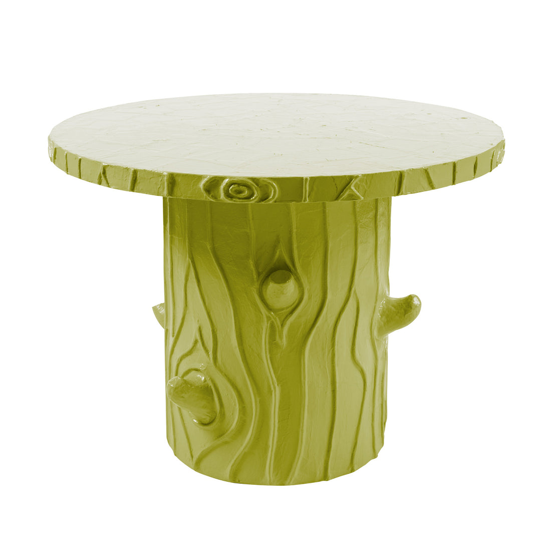 Funky Faux Bois Table papier mache