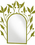 KatKat Mirror with crown of leaves and berries, handmade in Mexico