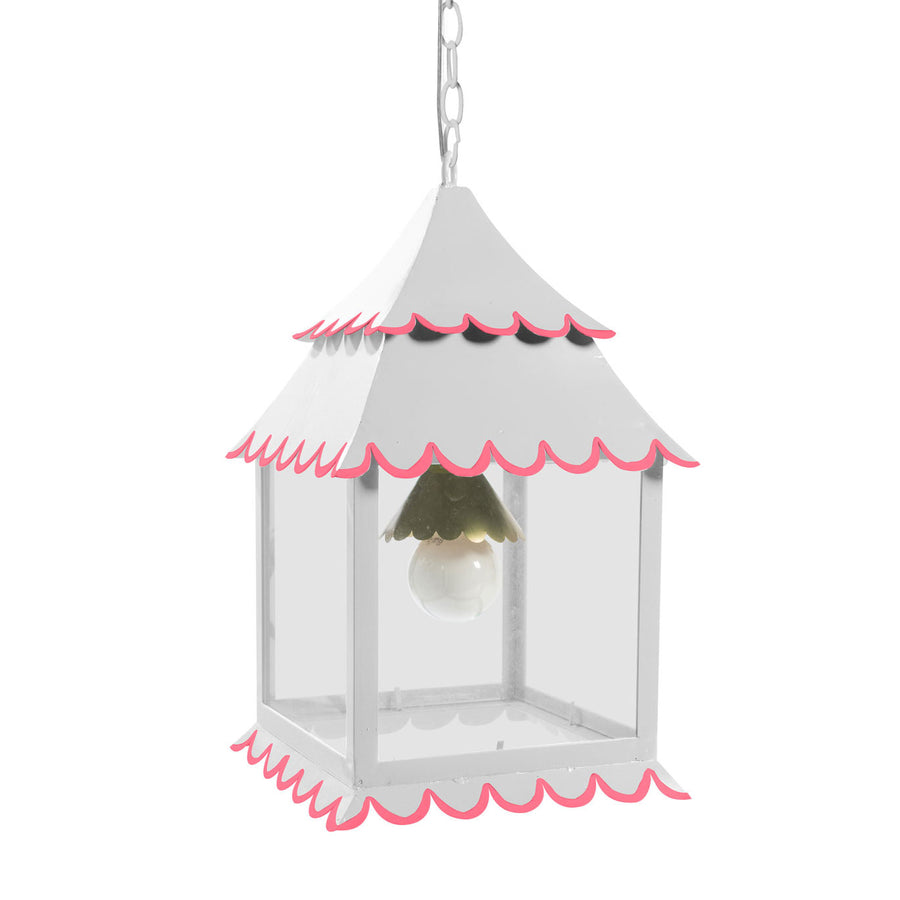 Little Girl Hanging Lantern