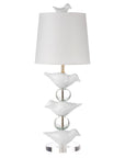 white Robin Staak Lamp by Stray Dog Designs
