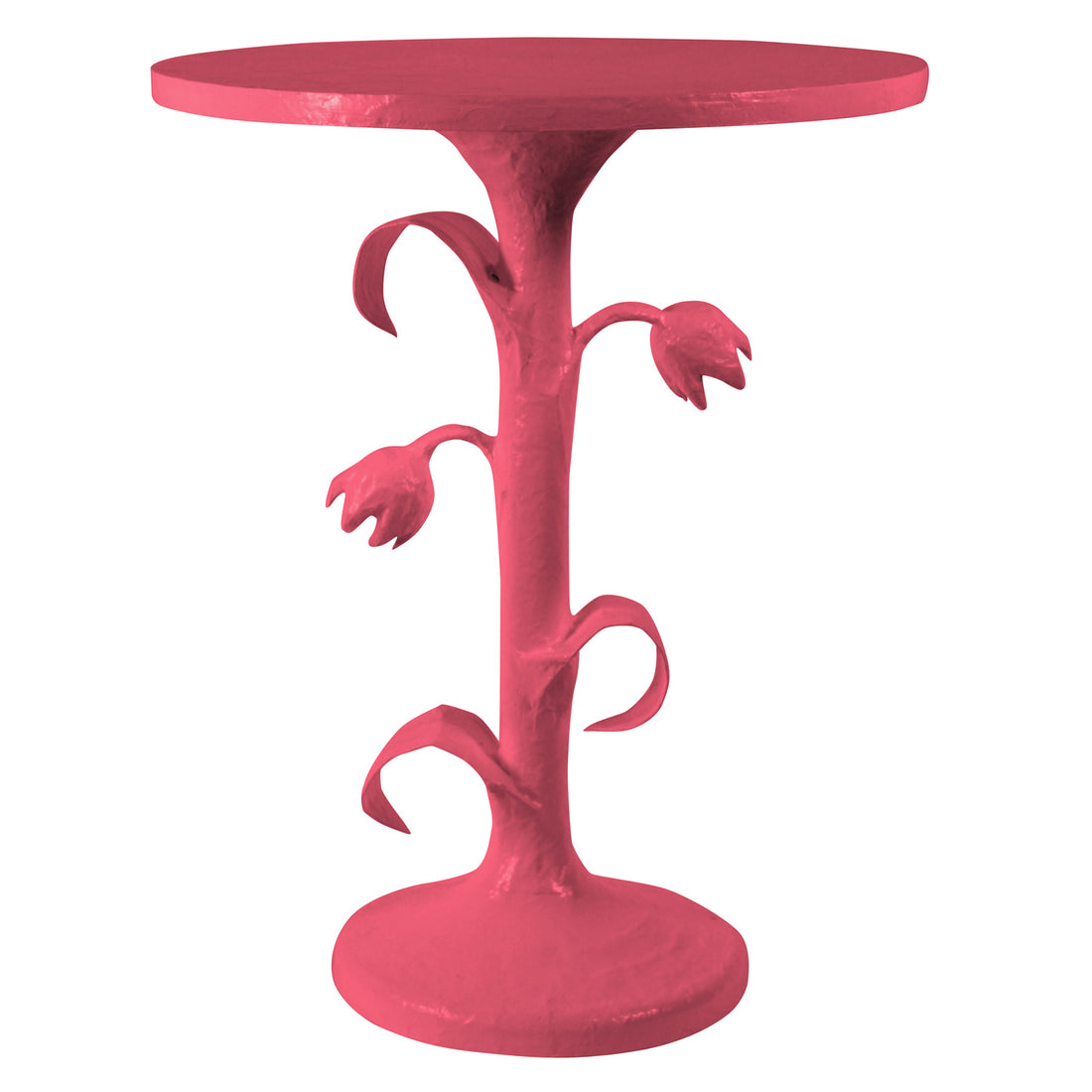 pink and peppy tulip side table