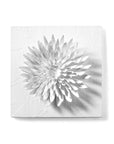 Chrysanthemum Flower Wall Tile White Paper Art Flower