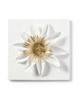Passion Flower Wall Tile, handmade in Mexico