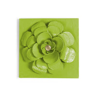 Zinnia Flower Wall Tile by Stray Dog Designs